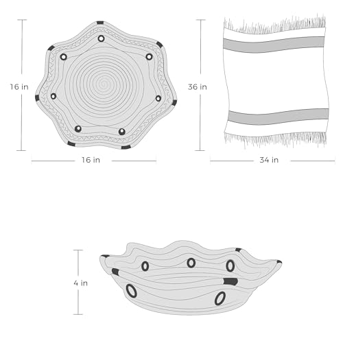 Fruit/Bread Basket, 12-inch Handmade Pine Needle Basket, Includes a Microwave-Safe Kitchen Towel | Made in Mexico (Purple)