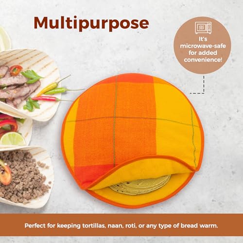 Tortillero redondo de Telar Axcento 30 cm para tortillas XL